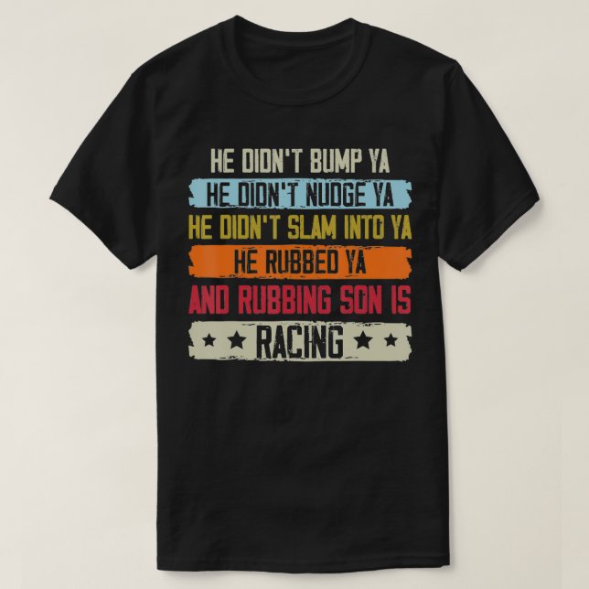 T-shirt Funny Dirt Track Racer Sprint Voiture Speedway Rac (Design devant)