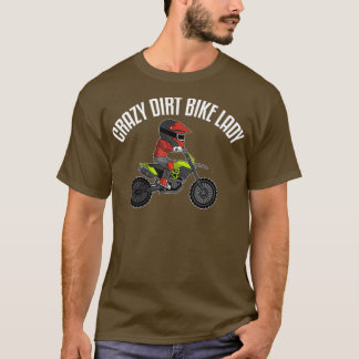 T-shirt Funny Dirt Vélo Cadeau Femmes Maman Motocross Ride