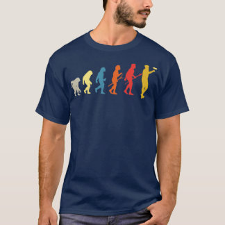 T-shirt Funny Disc Golf Evolution Gift Vintage Frisbee