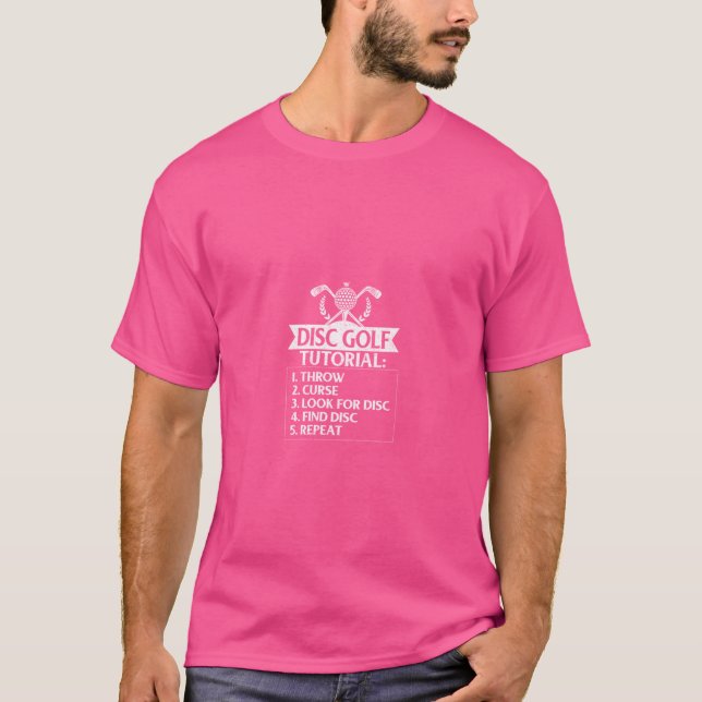 T-shirt Funny Disk Golf (Devant)