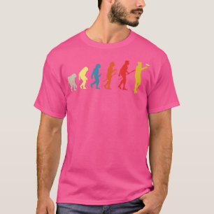 T-shirt Funny Disk Golf Evolution Vintage Frisbee