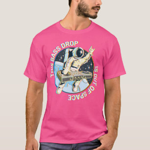 T-shirt Funny Dj Shirt Spaceman Edm Gear Rave Cloison Tec