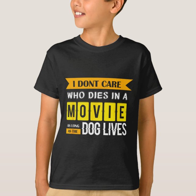 T-shirt Funny Dog &amp; Puppy Lover Shirts I Don't Care Wh (Devant)