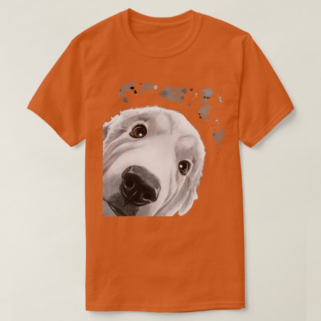 T-shirt Funny Dog Great Pyrenees  (Design devant)