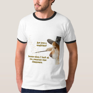 T-shirt Funny Dog Print Êtes-vous un magicien?