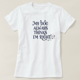 T-shirt Funny Dog Text