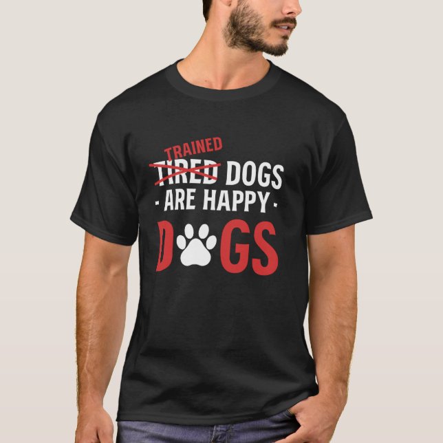 T-shirt Funny Dog Trainer Service Dog Trainer (Devant)