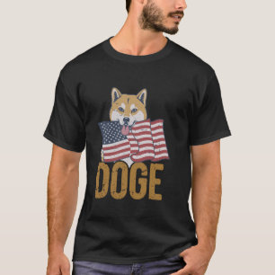 T-shirt Funny Doge Ministère De L'Efficacité Gouvernementa