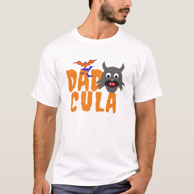 T-shirt Funny Dracula Papa Chemise | Halloween Costume Des (Devant)