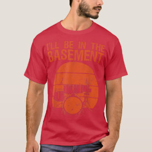 T-shirt Funny Drummer Art Men Women Drumming Drum Set Musi