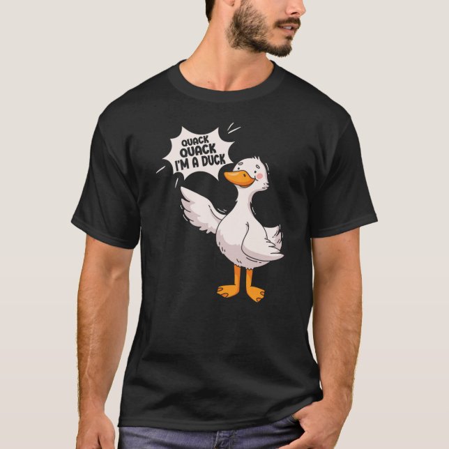 T-shirt Funny Duck Lover Saying Duck (Devant)