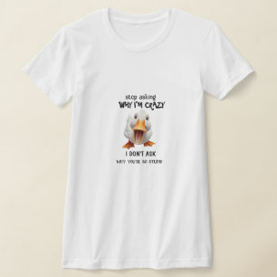 T-SHIRT FUNNY DUCK SHIRT