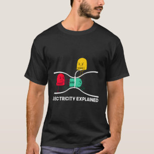 T-shirt Funny Electricity Expliqué Stuff I Enseignant Nerd