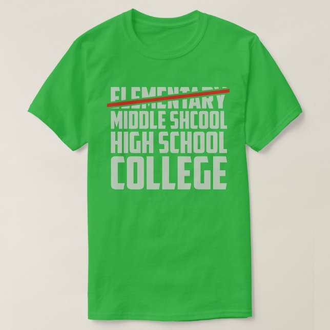 T-shirt Funny Élémentaire Graduation 6e année Gradu (Design devant)
