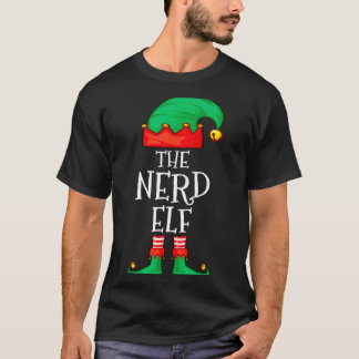 T-shirt Funny Elf Family Christmas The Nerd Elf Sweater Me