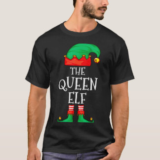 T-shirt Funny Elf Family Christmas The Queen Elf Sweater M