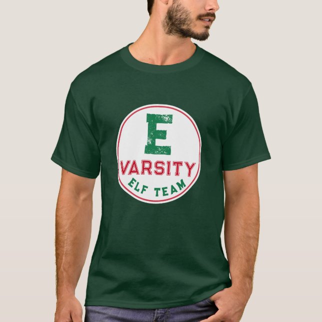 T-shirt Funny Elf Team Christmas T Shirt (Devant)