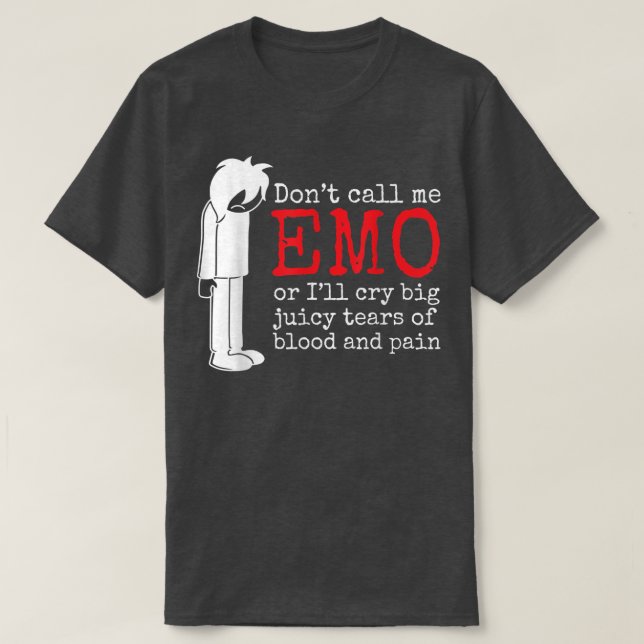 T-shirt Funny Emo pour Boys Emo Alt Clothing Emoco (Design devant)