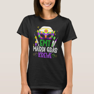 T-shirt Funny Emt Krewe Infirmière Masque de soins infirmi