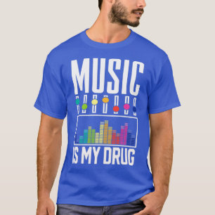 T-shirt Funny Equalizer Music est ma conception de la radi