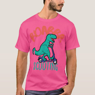 T-shirt Funny EScooter Dino Driving Scooter 2