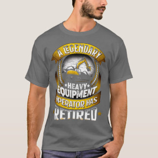 T-shirt Funny Excavateur Machines lourdes Opérateur 12