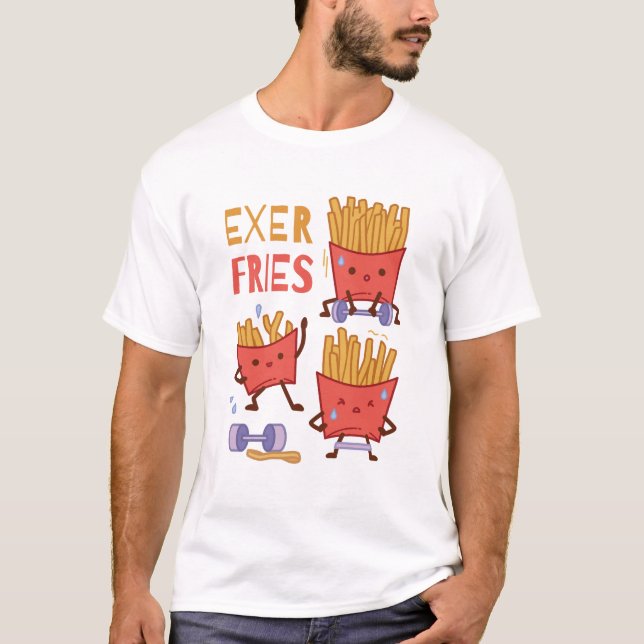T-shirt Funny Exerfries (Devant)