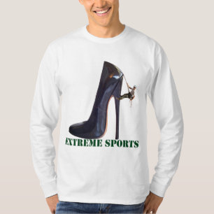 T-shirt Funny Extreme Sports - Escalade de chaussures