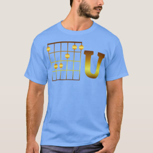 T-shirt Funny F Chord U Guitariste Joueur Guitare Cadeau G