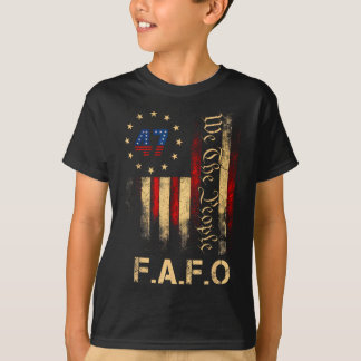 T-shirt Funny Fafo Trump Shirt President 47 Trump Fafo Ame