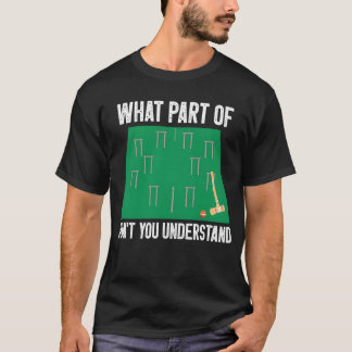 T-shirt Funny Famille de jeu Croquet