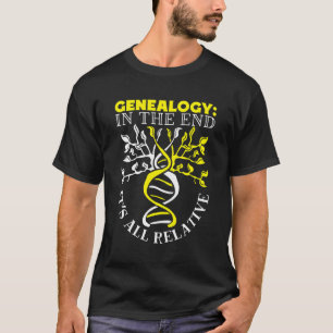 T-shirt Funny Family Tree Historian Genealogy Genea