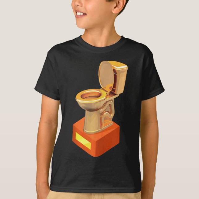 T-shirt Funny Fantasy Football Loser Toilet  (Devant)