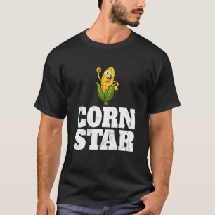 T-shirt Funny Farm Food Corny Cob Farmer Corn Star Cadeau