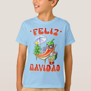 T-shirt Funny Feliz Navidad Cute Christmas Chili