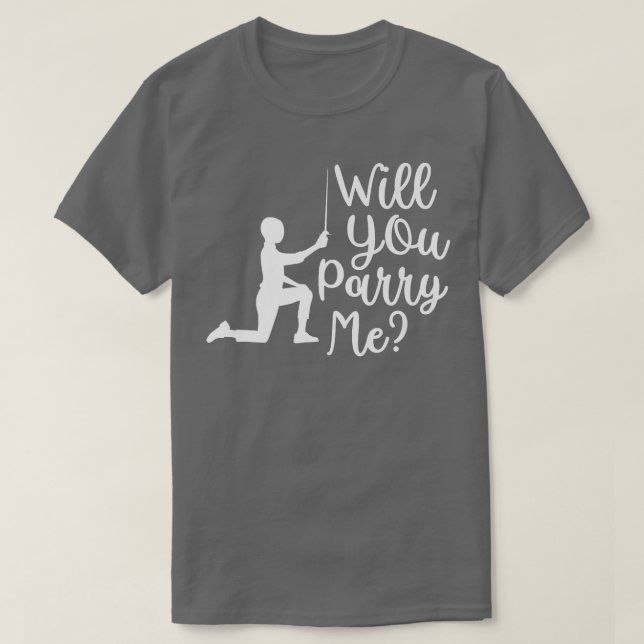 T-shirt Funny Fencer Fencing Groom Bride Rapier Saber Duel (Design devant)