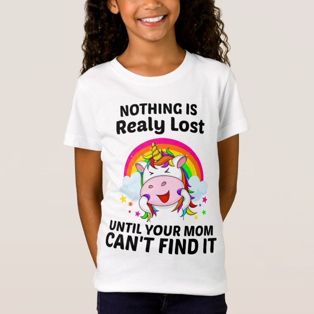 T-Shirt FUNNy fête de la licorne pour enfants (Devant)