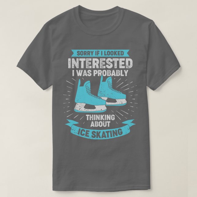 T-shirt Funny Figure Patinage de glace Dancing Skater Cade (Design devant)