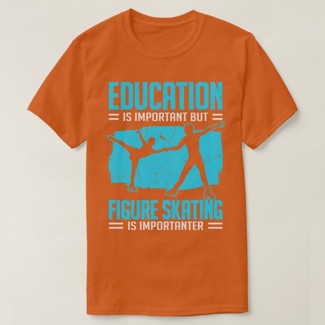 T-shirt Funny Figure Patinage Ice Dancing Dancer Cadeau (Design devant)