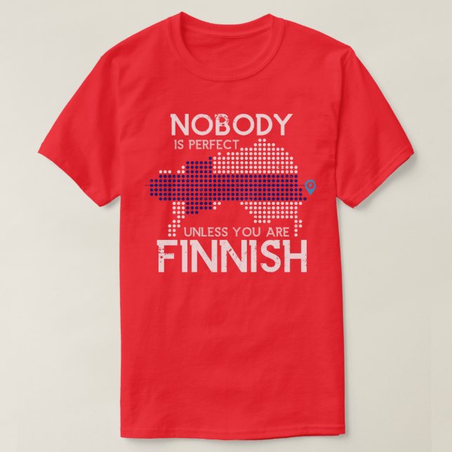 T-shirt Funny Finn Idée cadeau Finlande (Design devant)