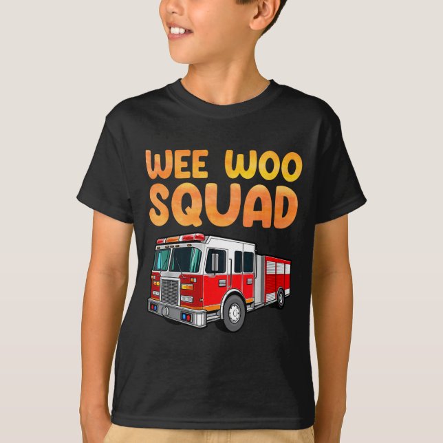T-shirt Funny Firefighter Art For Kids Men Women Fireman F (Devant)