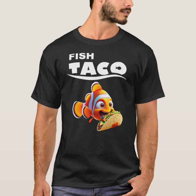 T-shirt Funny Fish Taco Tee! Taco Lover Cinco de Mayo Mexi (Devant)