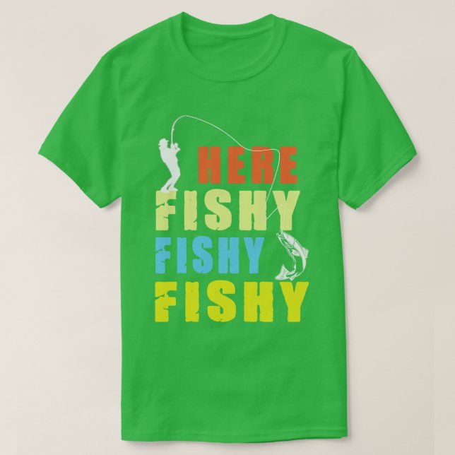 T-shirt Funny Fishing 4 (Design devant)