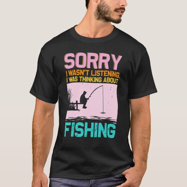T-shirt Funny Fishing For Men Women Trout Bass Fisherman V (Devant)