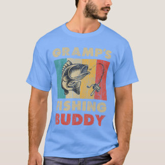 T-shirt Funny Fishing Gramps Fishing Buddy Vintage Fishing