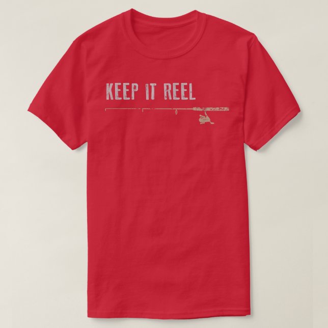 T-shirt Funny Fishing, Keep it Reel Fish Fête des pères Ca (Design devant)