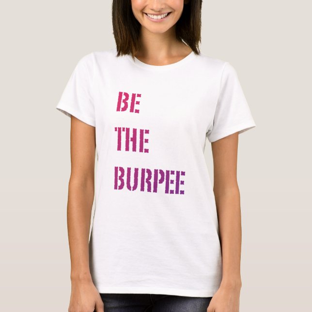 T-shirt Funny Fitness Burpee Humour de salle de sport (Devant)