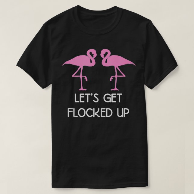T-shirt Funny Flamingo Toxits (Design devant)