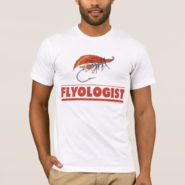 T-shirt Funny Fly Fishing (Devant)