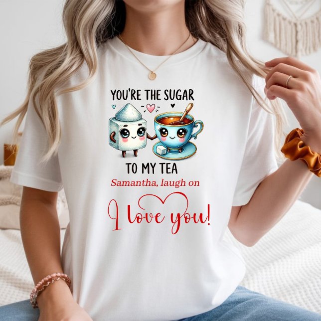 T-shirt Funny Food Personalized Cute Valentine Gift (Personalized Funny Food Valentine Women T-Shirt)